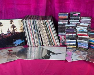 HUGE vinyl, cassette, and CD collection 