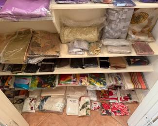 Traditional Japanese Kyoto Yuzen silk fabrics