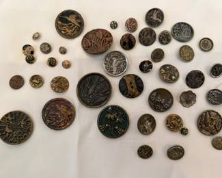 antique Japanese buttons