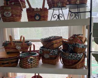 Christmas Longaberger baskets
