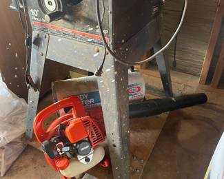 Echo leaf blower, torpedo heater