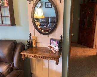 Up cycled vintage door, desk, display