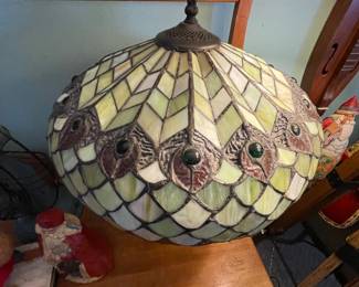 Mosaic Tiffany style stain glass table lamp desk lighting