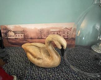 Swan farmhouse artwork 