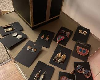 Laurel Burch jewelry cats lions lilies tigers birds