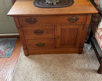Antique Wash stand, cabinet
