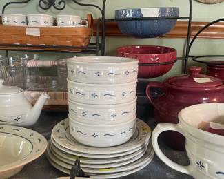 Longaberger traditional stoneware dishes