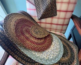 Braided Jute table runners, rugs, placemats 