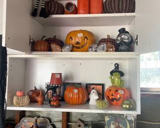 Fall and Halloween decorations