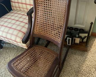 Cane rocking chair