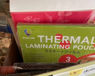 Thermal laminating pouches