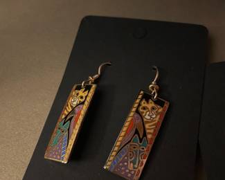 Laurel Burch cat earrings jewelry 