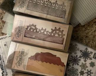 Die cuts, butterflies, snowflakes, steam punk