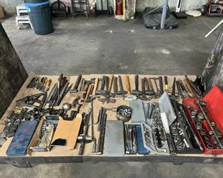 sockets, chisels, hammers