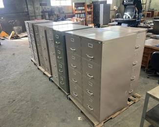 several file cabinets