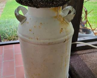 Old milk can