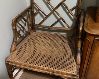 (2) bamboo armchairs - $100 each