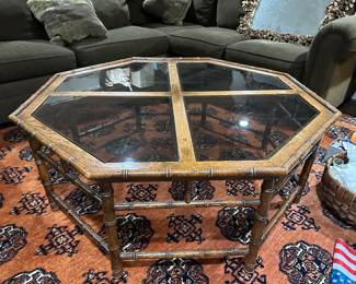 Bamboo coffee table
