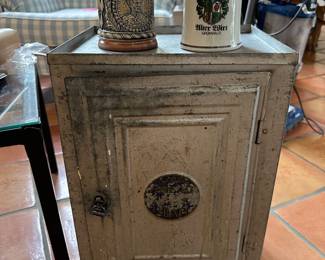 Antique tin bread/cake cabinet