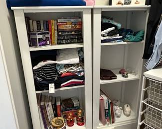 White storage unit