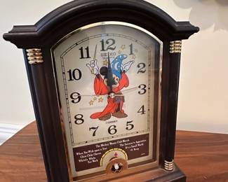 Disney mantle clock