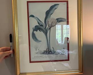 Framed wall decor.....