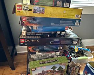 Most are empty boxes - the Legos are mixed.....