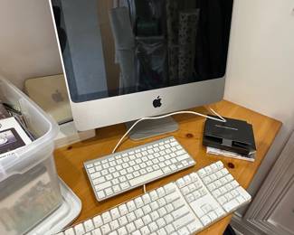 Apple computer (I apologize but the MACS are not wiped clean and therefore I cannot sell them) and keyboards