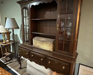 China cabinet 64"W x 19"D x 80"H - $300