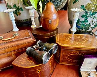 Antique Collection of Tea Caddies