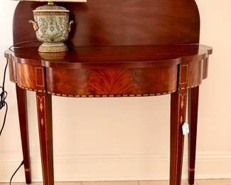 Henkel Harris Scallopped Game Table