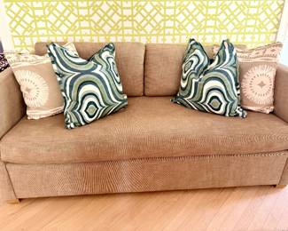 NEW - Designer pillows - Restoration Hardware Linen Loveseat