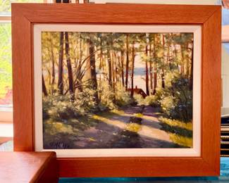 Original art throughout the home 