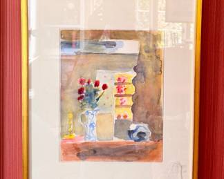 Unsigned original watercolor