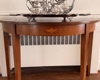 Period demi-lune table