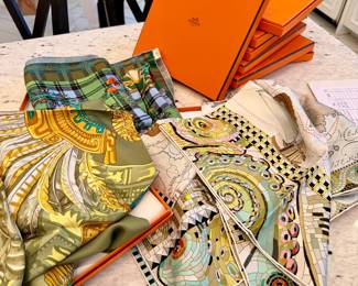 11 like new - in box - Hermes Scarves