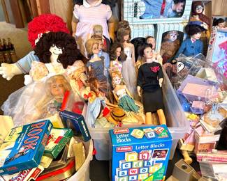 vintage dolls, Chatty Cathy doll,  Lisa Littlechap , vintage ken and Barbie bride and Groom