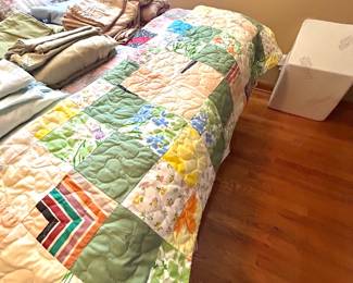 handmade patchwork quilt