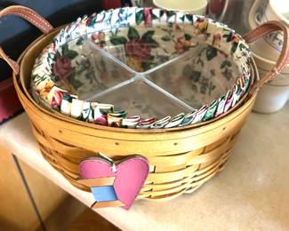 Longaberger handmade basket 