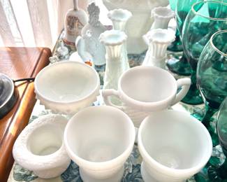 milk glass collection