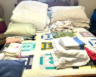 handmade quilt , comforters and Maltese 