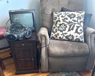 gray lift chair recliner 
