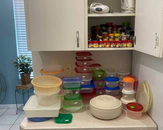 Tupperware and spices