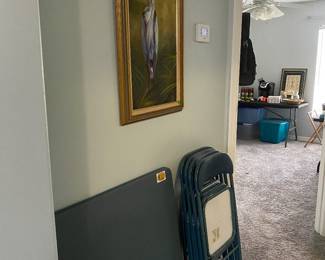 Card table and chairs