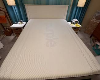 Purple adjustable bed