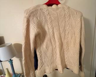 Hand knit sweater 