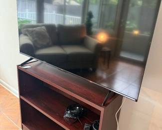 small bookcase $75,  smart TV$90