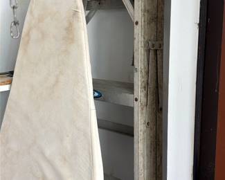 ladder $20, ironing board $10