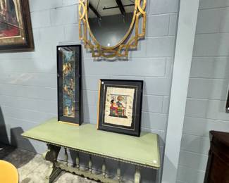 Sofa Table, Artwork and Mirrors Orlando