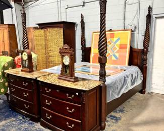 4 Poster Bedroom Set Orlando Estate Auction